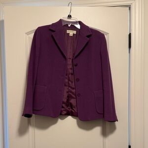 Petite Sophisticate Plum Blazer